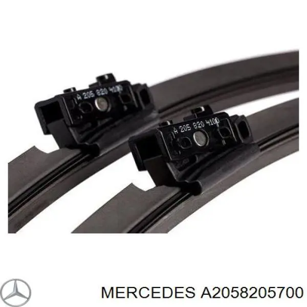 Pióro wycieraczki szyby przedniej, zestaw (2 szt.) Mercedes A2058205700 cena, od 33,84 USD