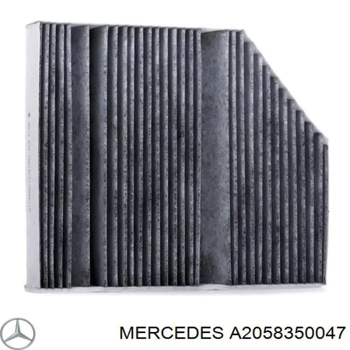Do koszyka A2058350047 Mercedes Filtr kabiny