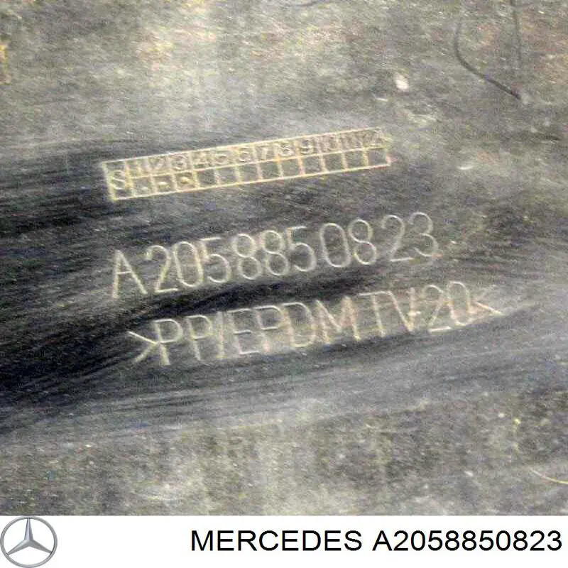Zaślepka (kratka) lamp przeciwmgielnych zderzaka przedniego prawa Mercedes A2058850823 cena, od 30,49 USD