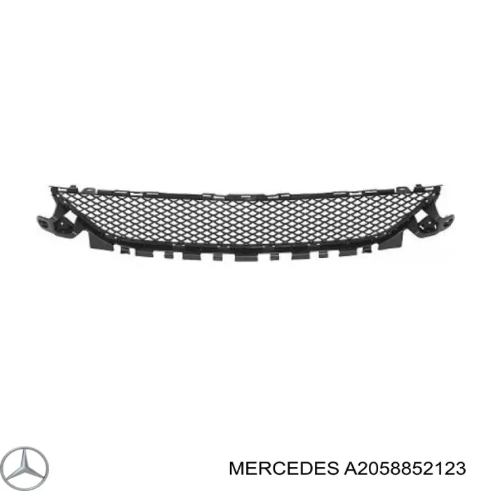 Kratka zderzaka przedniego środkowa Mercedes A2058852123 cena, od 25,47 USD