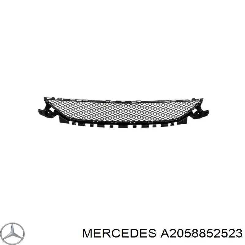 A2058852523 Mercedes Zaślepka (kratki) lamp przeciwmgielnych zderzaka przedniego lewa