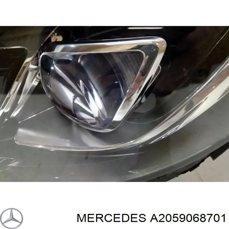 A2059068701 Mercedes Reflektor lewy