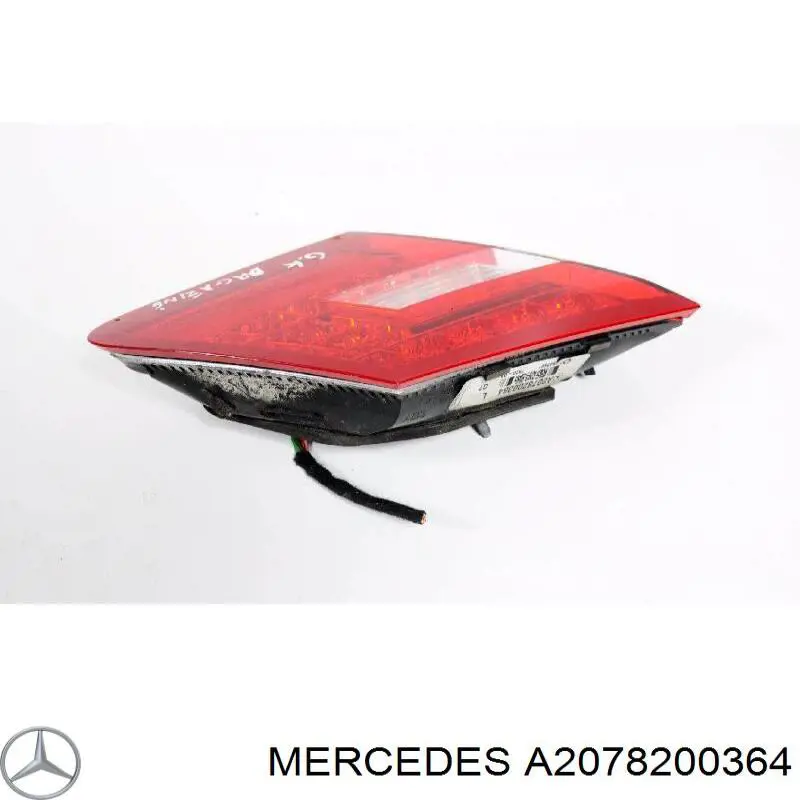A2078200364 Mercedes Lampa zespolona tylna lewa wewnętrzna