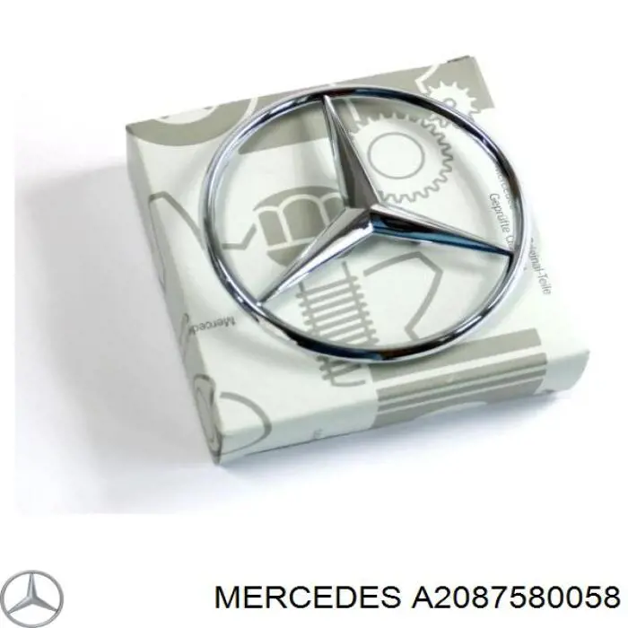 Emblemat na klapę bagaznika (znaczek firmowy) do Mercedes CLK (C208)