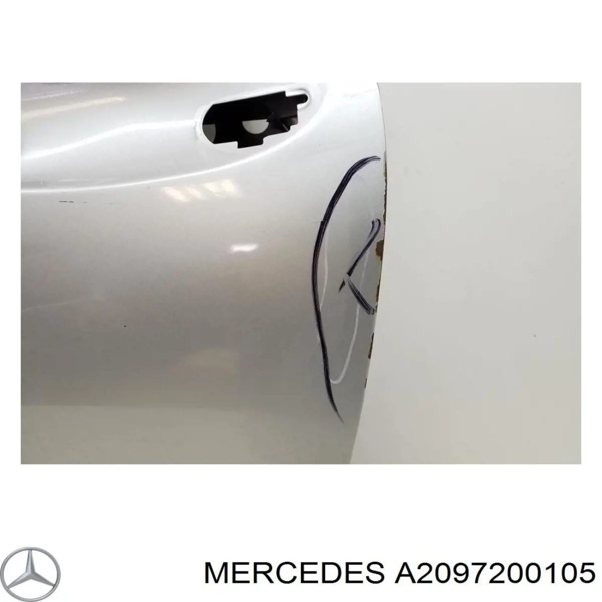 Drzwi przednie lewe Mercedes CLK 