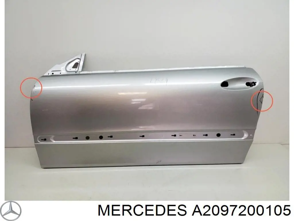 Drzwi przednie lewe Mercedes CLK coupe (C209) (2002 - 2009) cena, od  