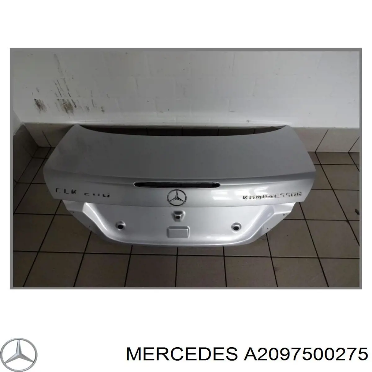 Klapa bagażnika Mercedes CLK coupe (C209) (2002 - 2009) cena, od  