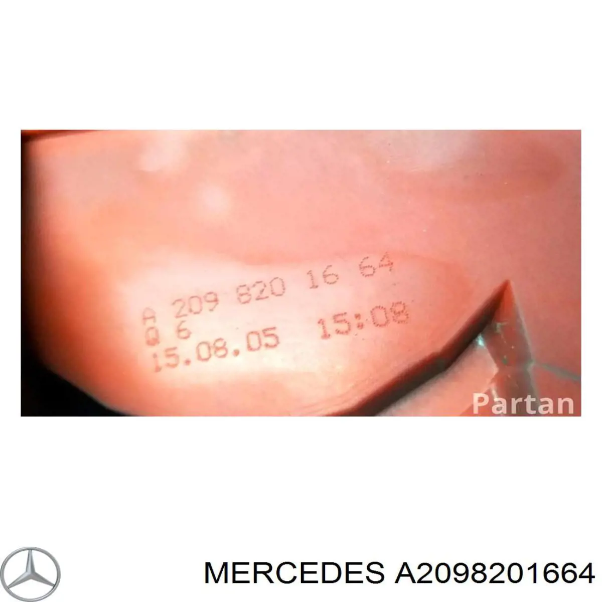 Lampa zespolona tylna prawa Mercedes A2098201664 cena, od 174,98 USD