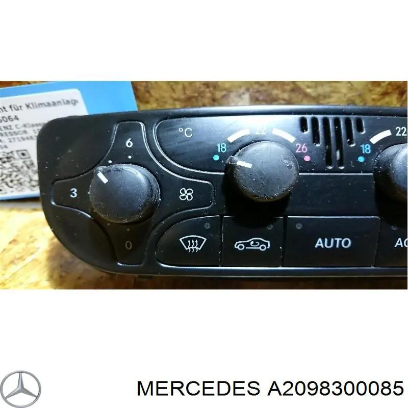 Sterownik trybów ogrzewania/klimatyzacji do Mercedes CLK  C209