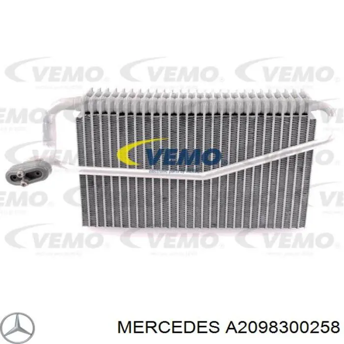 A2098300258 Mercedes Parownik klimatyzacji