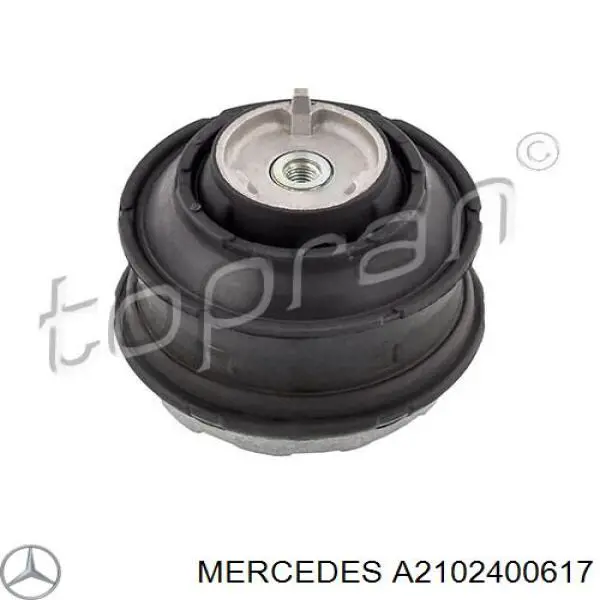 Poduszka (podpora) silnika lewa/prawa Mercedes A2102400617 cena, od 47,81 USD