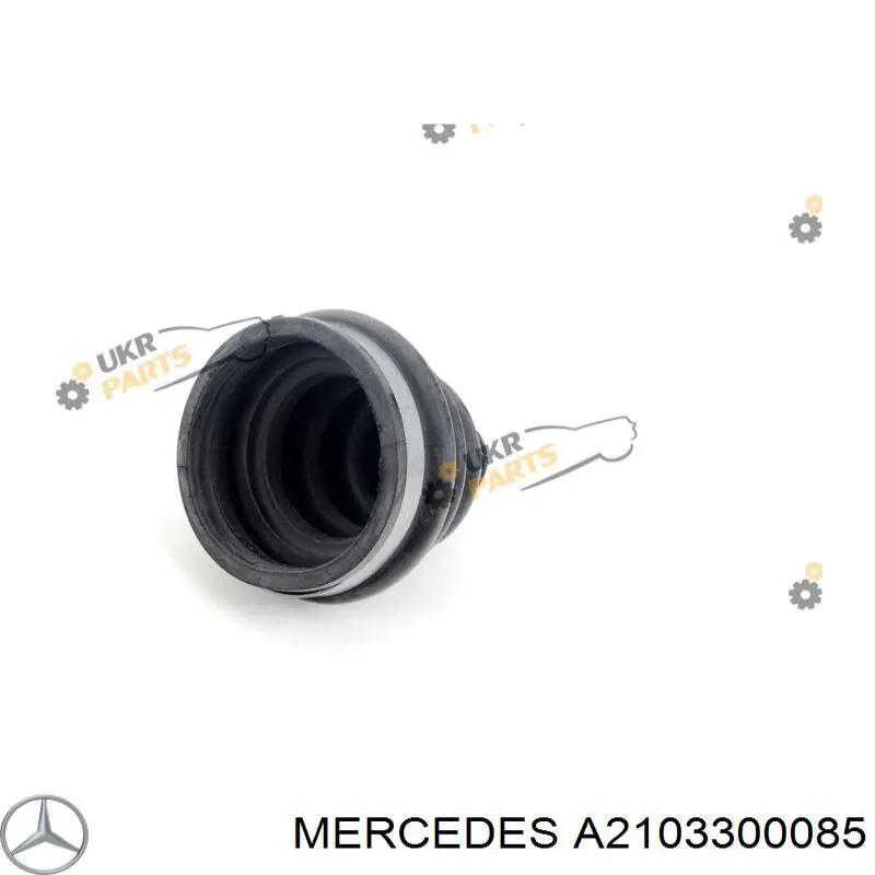 Do koszyka A2103300085 Mercedes Osłony przegubów homokinetycznych półosi przedniej, zestaw