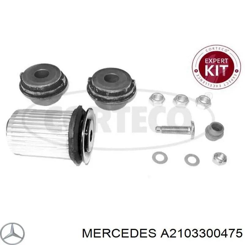 Do koszyka A2103300475 Mercedes Silentblock przedniego wahacza dolnego