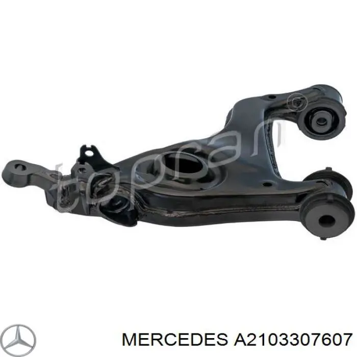 Wahacz zawieszenia przedniego dolny lewy Mercedes A2103307607 cena, od 105,17 USD