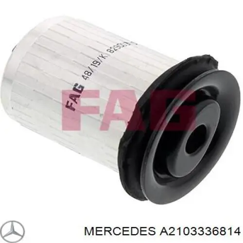 Do koszyka A2103336814 Mercedes Silentblock przedniego wahacza dolnego