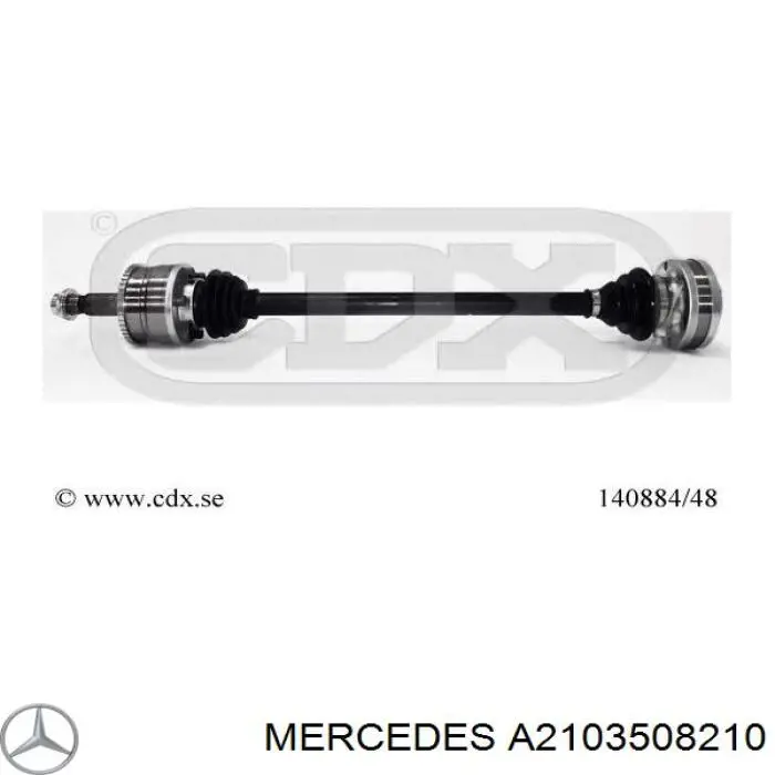 A2103508210 Mercedes Półoś tylna