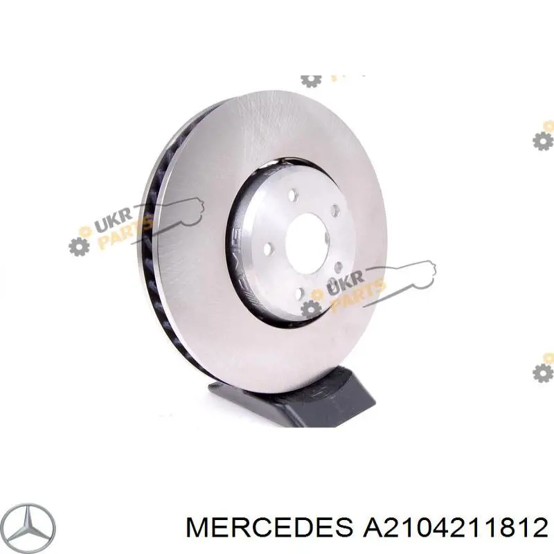Tarcza hamulcowa przednia Mercedes A2104211812 cena, od 361,87 USD