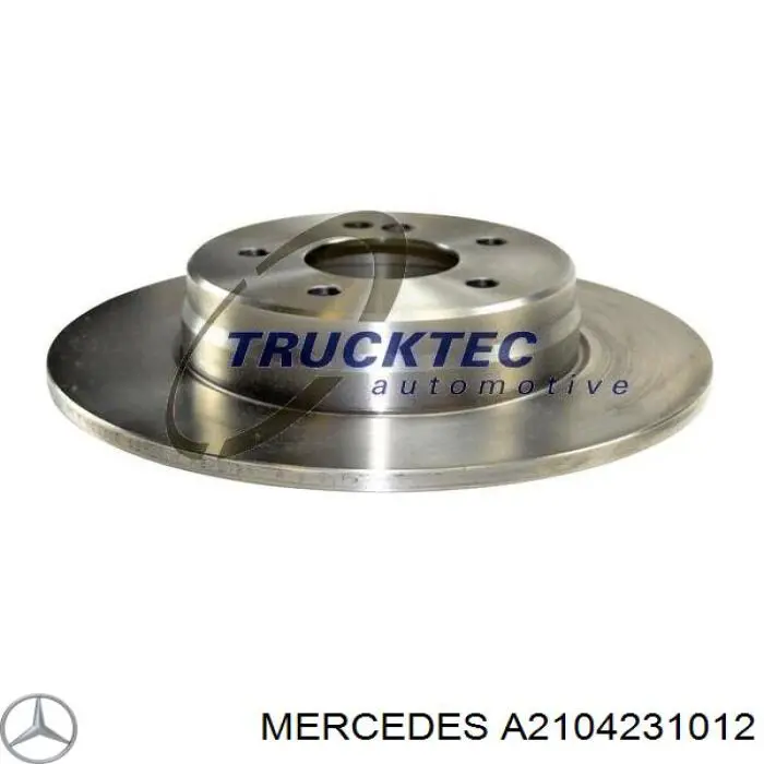 Tarcza hamulcowa tylna Mercedes A2104231012 cena, od 42,69 USD
