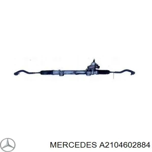 A2104602884 Mercedes Listwa kierownicza (maglownica)