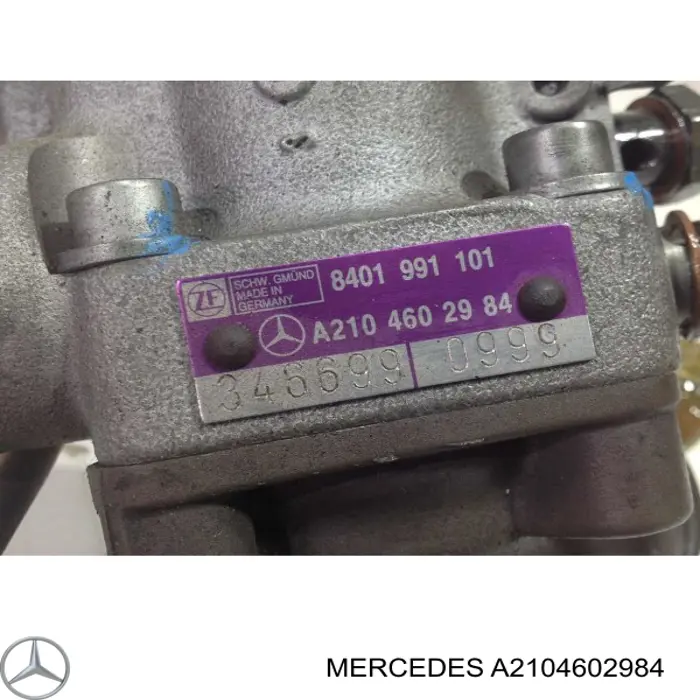 A2104602984 Mercedes Listwa kierownicza (maglownica)