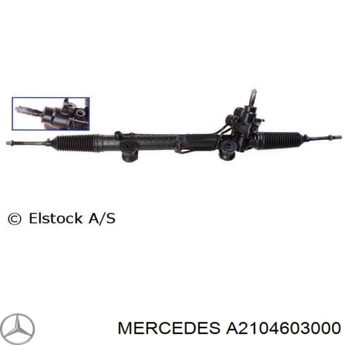 A2104603000 Mercedes Listwa kierownicza (maglownica)
