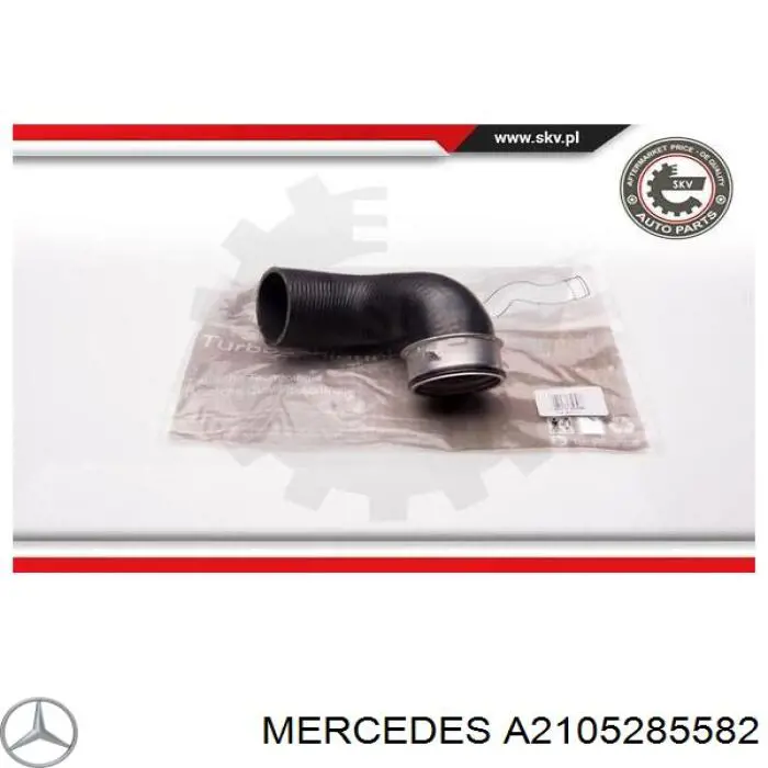 A2105285582 Mercedes Przewód (króciec) intercoolera