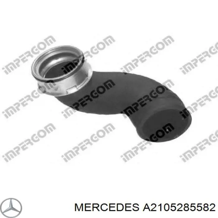 Przewód (króciec) intercoolera Mercedes A2105285582 cena, od 48,91 USD