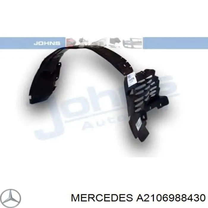 Nadkole błotnika przedniego prawe Mercedes A2106988430 cena, od 23,93 USD