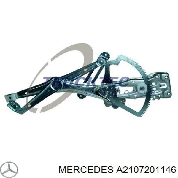 A2107201146 Mercedes Mechanizm podnoszenia szyby drzwi przednich lewych