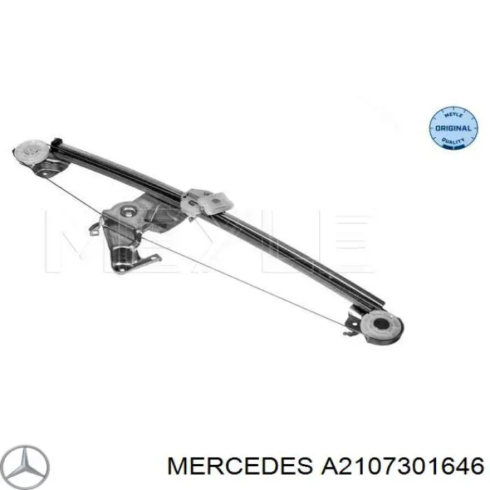 A2107301646 Mercedes Mechanizm podnoszenia szyby drzwi tylnych prawych