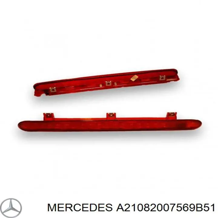 Lampa stop tylna dodatkowa Mercedes A21082007569B51 cena, od 4,71 USD