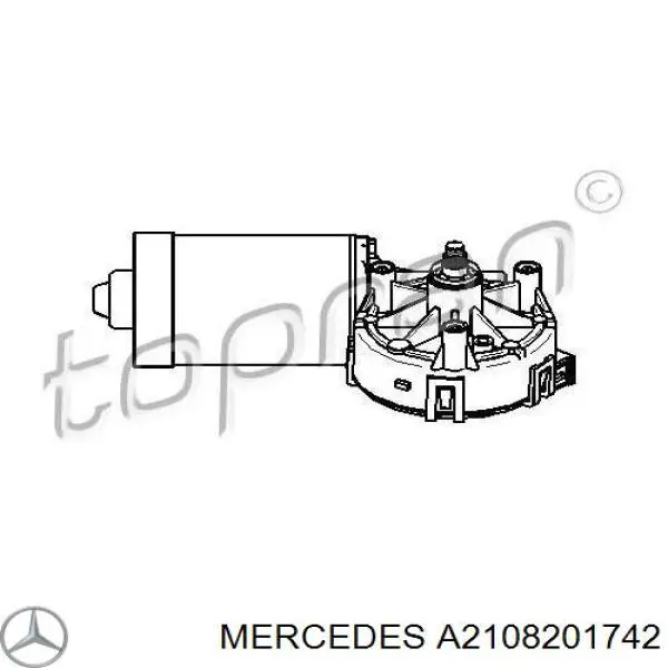 Silniczek wycieraczki szyby przedniej Mercedes A2108201742 cena, od 86,24 USD