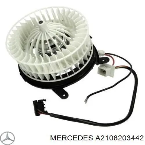 Silniczek wentylatora nagrzewnicy (ogrzewacza wnętrza) Mercedes A2108203442 cena, od 55,47 USD