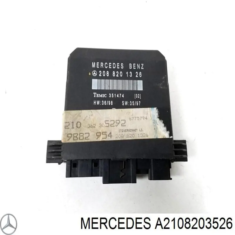 A2108203526 Mercedes Blok komfortu przednich drzwi