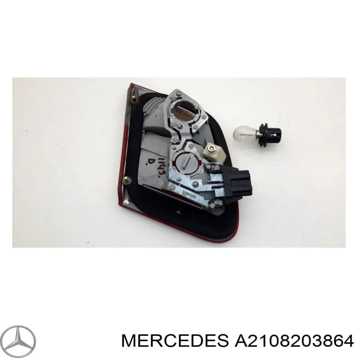 Do koszyka A2108203864 Mercedes Lampa zespolona tylna prawa wewnętrzna