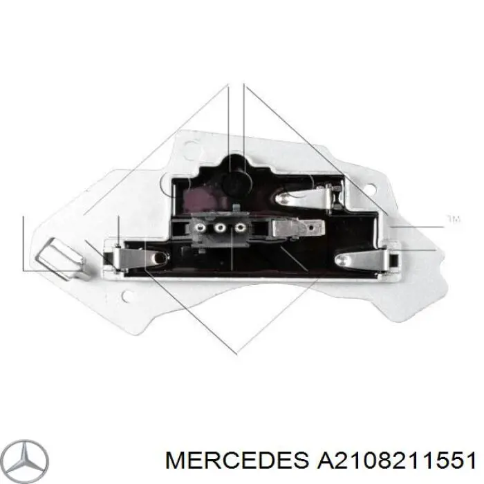 Rezystor wentylatora nagrzewnicy (ogrzewacza kabiny) Mercedes A2108211551 cena, od 65,15 USD