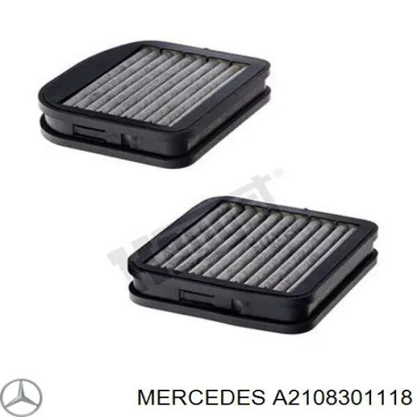 Filtr kabiny Mercedes A2108301118 cena, od 34,93 USD