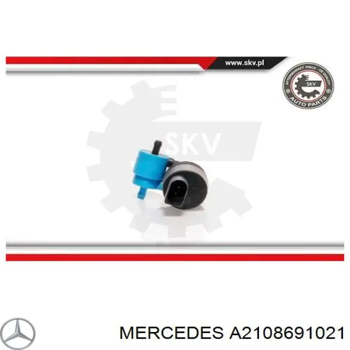 A2108691021 Mercedes Pompka spryskiwacza szyby przedniej/tylnej