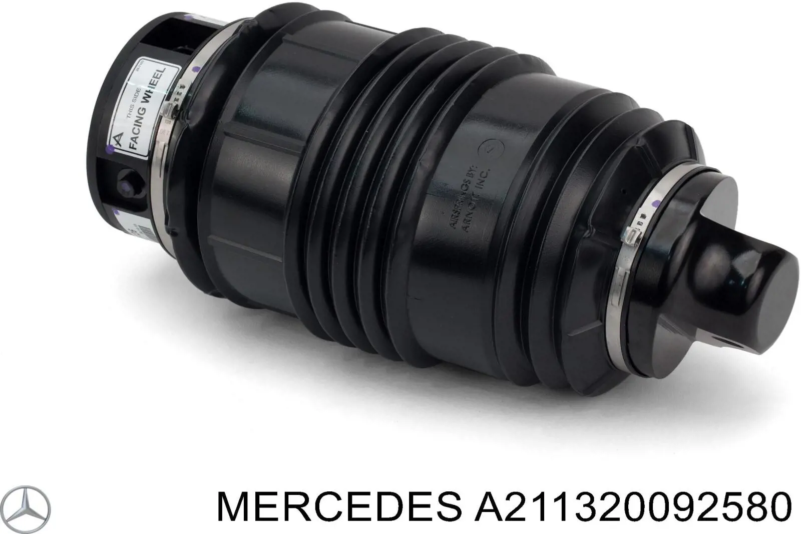 A211320092580 Mercedes Poduszka pneumatyczna (resor pneumatyczny) mostu tylnego