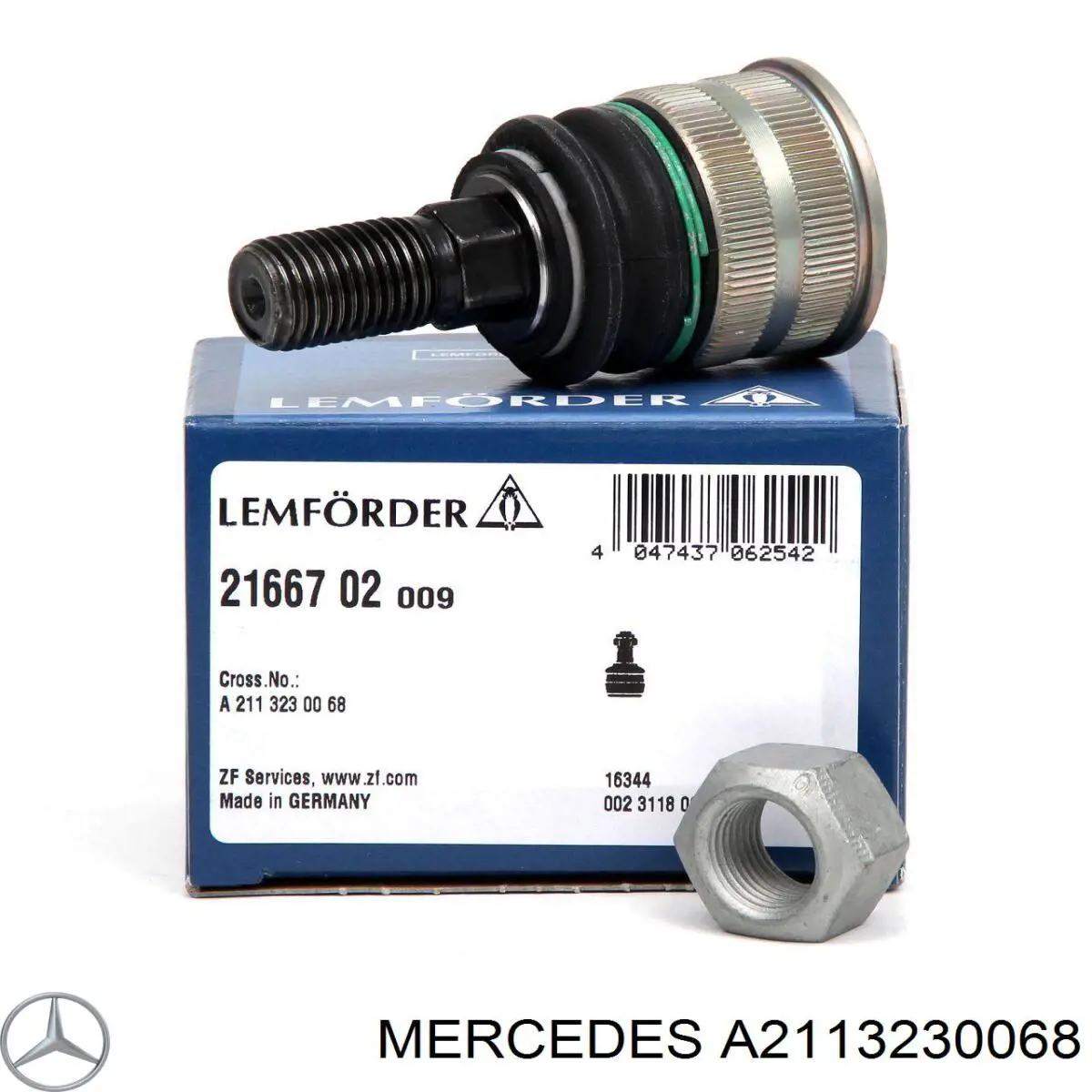 Sworzeń wahacza dolny Mercedes A2113230068 cena, od 13,33 USD