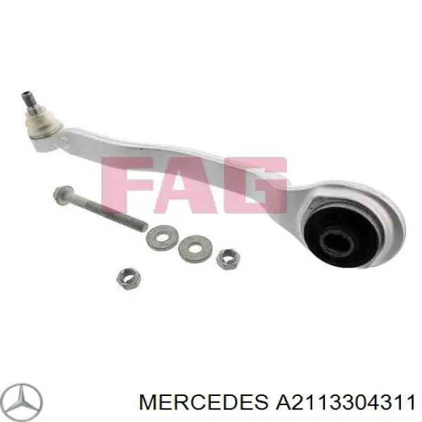 Do koszyka A2113304311 Mercedes Wahacz zawieszenia przedniego dolny lewy