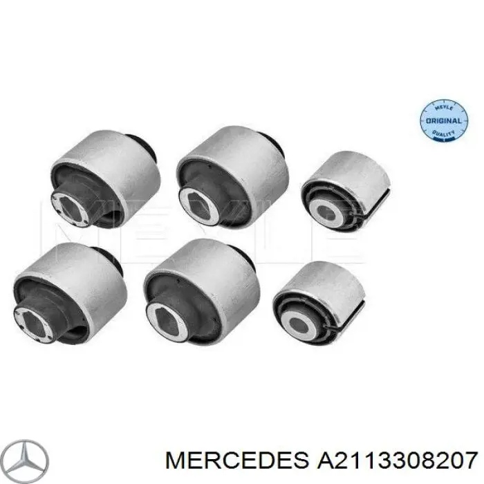 Do koszyka A2113308207 Mercedes Wahacz zawieszenia przedniego dolny prawy