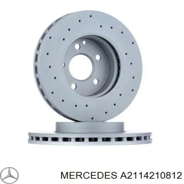 A2114210812 Mercedes Tarcza hamulcowa przednia
