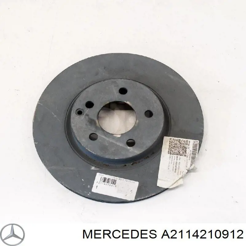 A2114210912 Mercedes Tarcza hamulcowa przednia