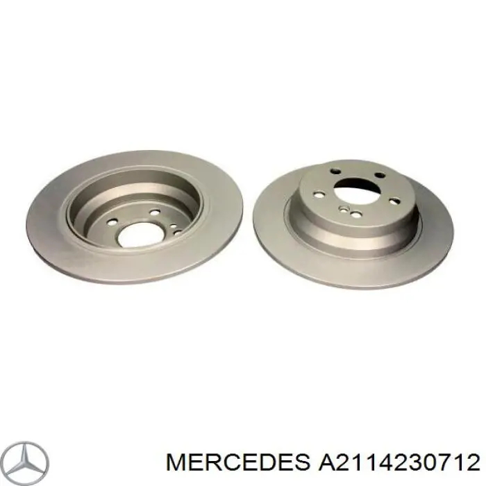 A2114230712 Mercedes Tarcza hamulcowa tylna