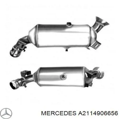 Do koszyka Filtr cząstek stałych układu wydechowego Mercedes E  S211
