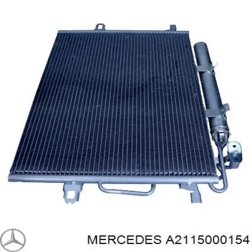 Chłodnica klimatyzacji Mercedes A2115000154 cena, od 69,81 USD