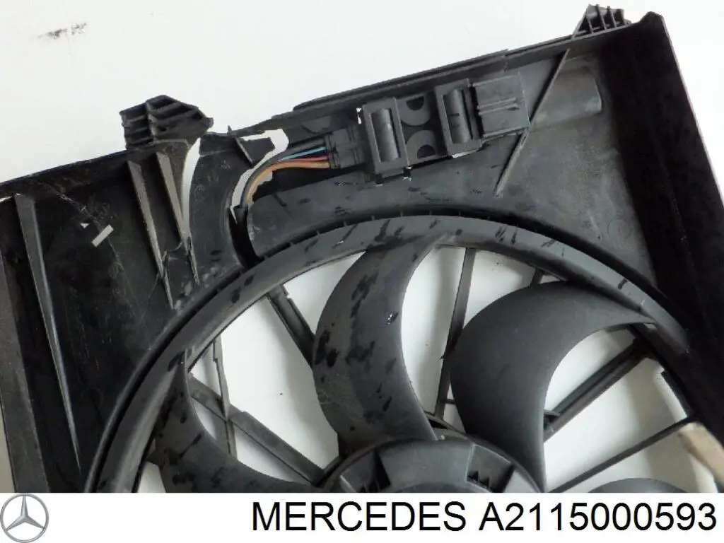 Dyfuzor chłodnicy, w komplecie z silnikiem i wirnikiem Mercedes A2115000593 cena, od 170,26 USD