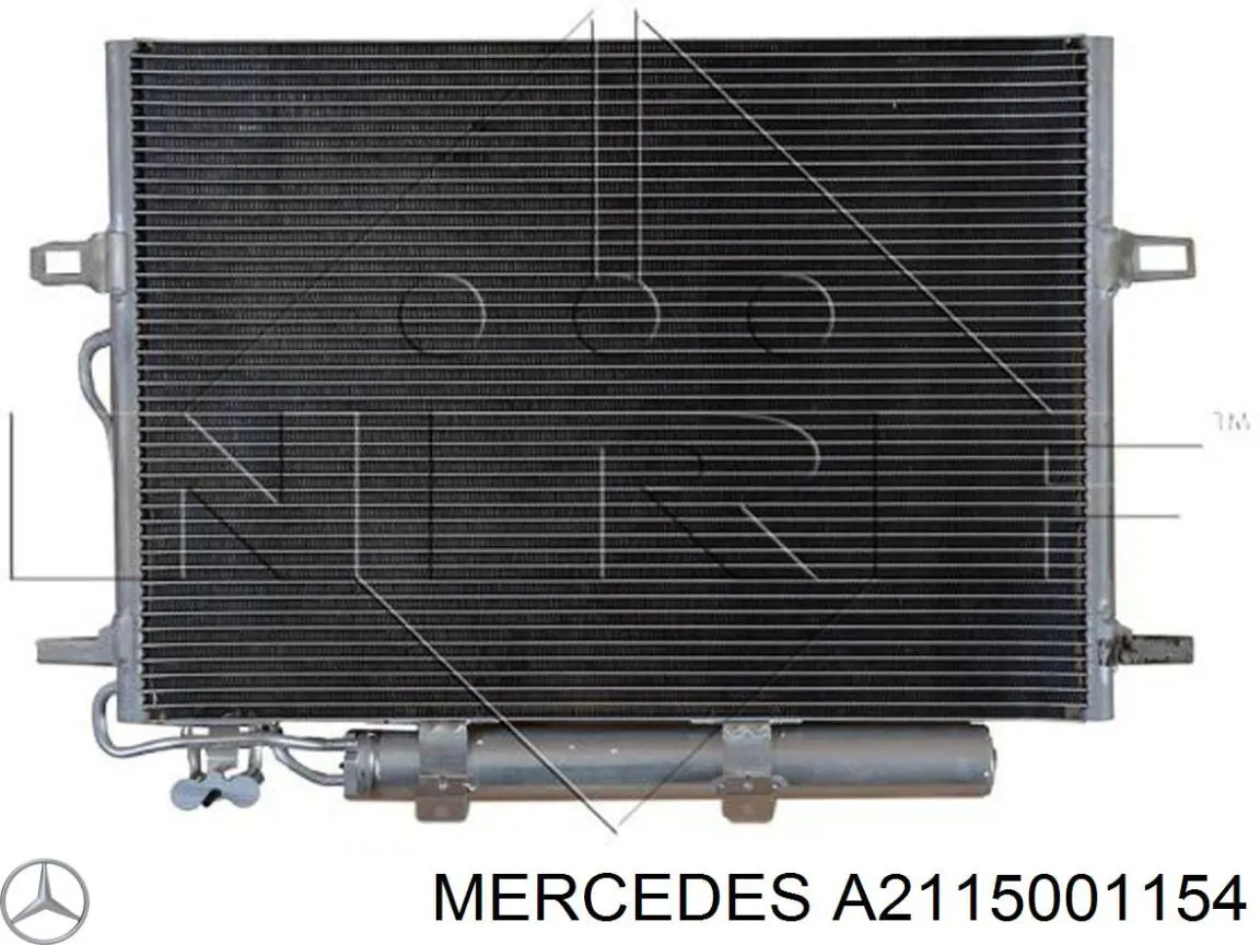 Do koszyka A2115001154 Mercedes Chłodnica klimatyzacji
