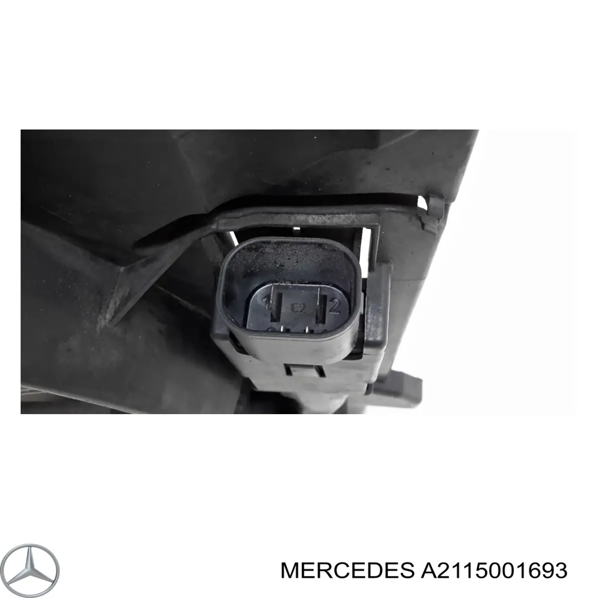 Wentylator elektryczny układu chłodzenia, kompletny (silnik+wirnik) prawy Mercedes A2115001693 cena, od 158,91 USD